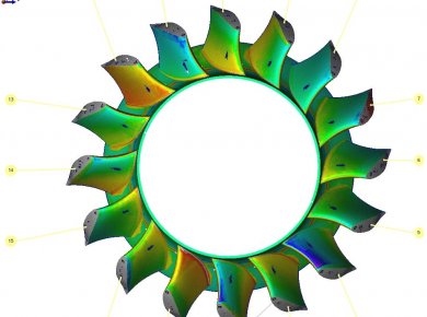 vane ring compared to CAD